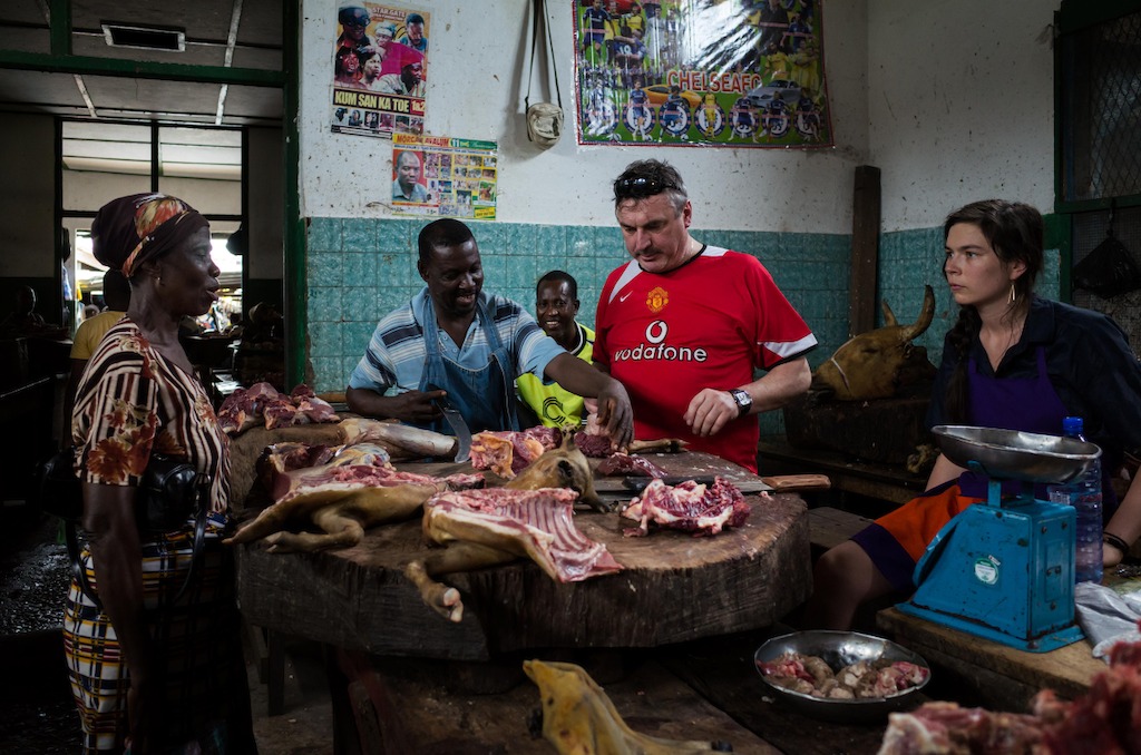 Beroepen zonder grenzen: West-Vlaamse slagers in Ghana<br/>(c) VRT