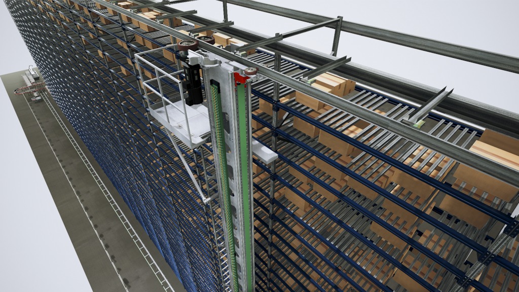 In addition to the new generation TGW Mustang delivering greater efficiency and higher storage volumes in very high warehouses, its features also reduce operational costs.