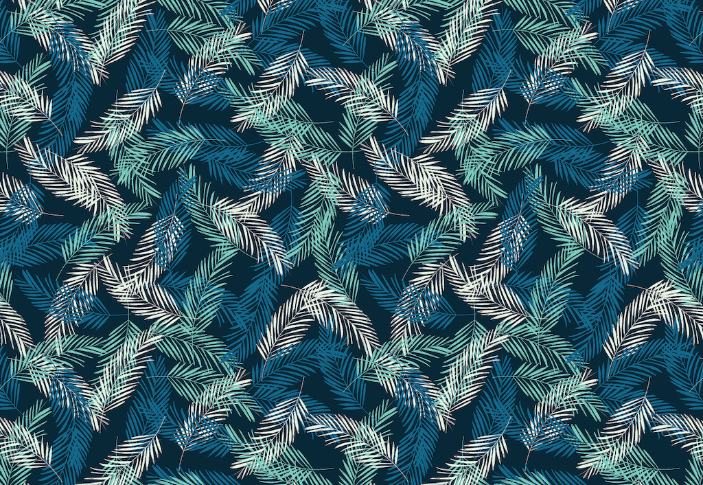 Areca Palm Leaves Wallpaper Mural