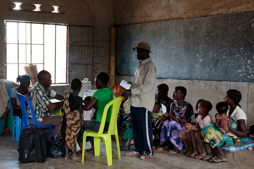 Many of the children are suffering from malaria, respiratory infections and malnutrition. Photographer: Stéphane Reynier de Montlaux/MSF