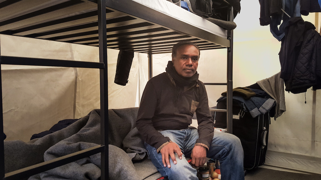 Portrait of Abdul 40 years old from Bangladesh <br/><br/>He arrived in Lesvos in July 2016. He has been in Moira for 7 months. <br/><br/>He has suffered because of the worsening situation. He saw people lose their life in Moria. Now the asylum department rejected his asylum claim. Because of the EU Turkey deal he will be returned to Turkey.<br/><br/>“I’m really scared, I will not go to Turkey! They will put me in prison for two years, I will go back to my country, even my life is in danger there and all this situation torture my mind and life...and I’m the only one responsible for my big family…I have small kids and wife.” Photographer: MSF