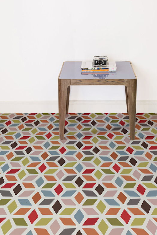 Cindy | <br/>Colourful Retro Vinyl Flooring