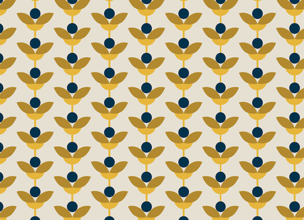May | Retro Floral Vinyl Flooring