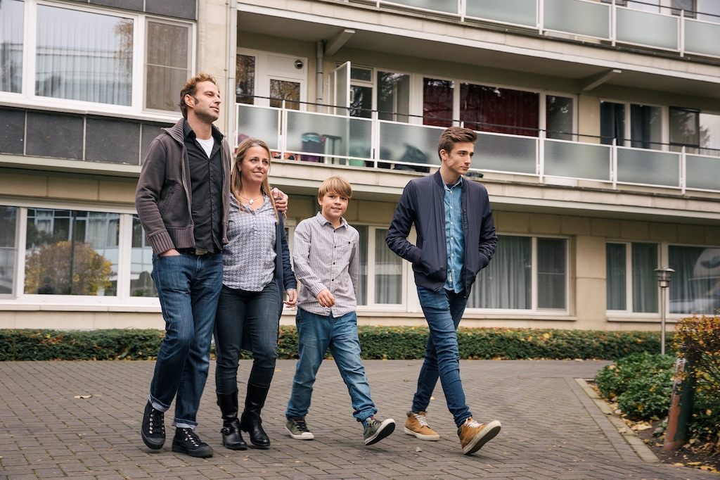 4eVeR - De familie van Robin: Bart, Sarah, Jesse en Robin - (c) Robbie Depuydt