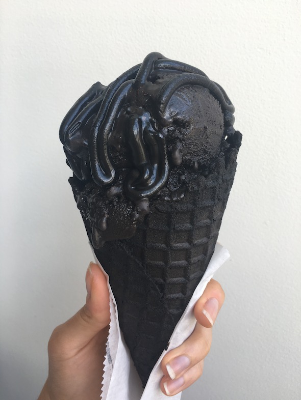 Black Ice Cream - @healthywholebeautiful on Instagram's photo is inspiration for the Coal design