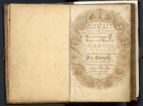 Chapitre 1- Le fameux Livre d’Or du 17e © Archives de la Ville de Bruxelles