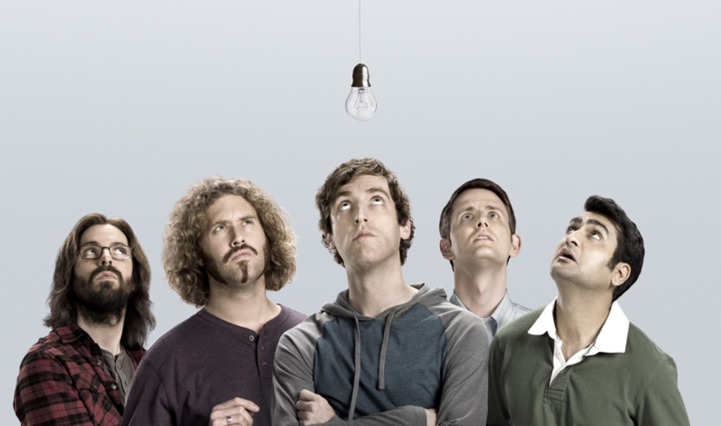 Silicon Valley - Martin Starr, T. J. Miller, Thomas Middleditch, Zach Woods, Kumail Nanjiani, - (c) HBO
