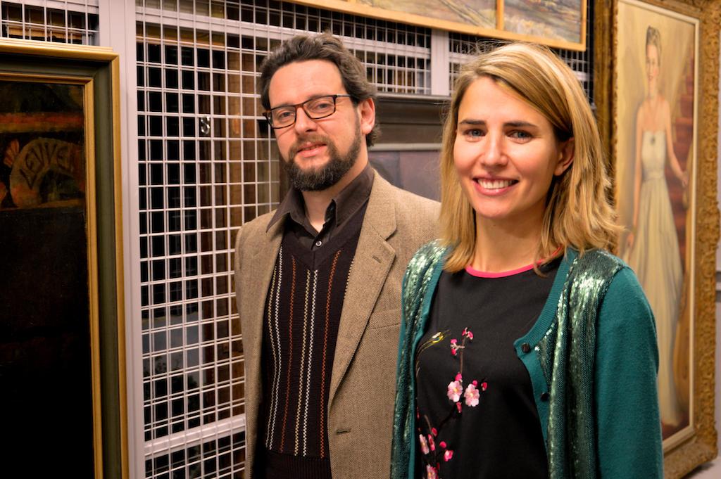 Peter Carpreau (Conservator M-Museum Leuven) & Isabel Lowyck (Afdelingshoofd Publiekswerking)<br/>Foto (c) Annelies Evens