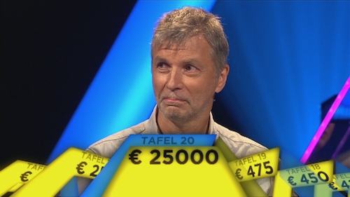 Embargo tot 4.9 om 20.00 u. - Geert Tanghe wordt supercrack en wint 25.000 euro