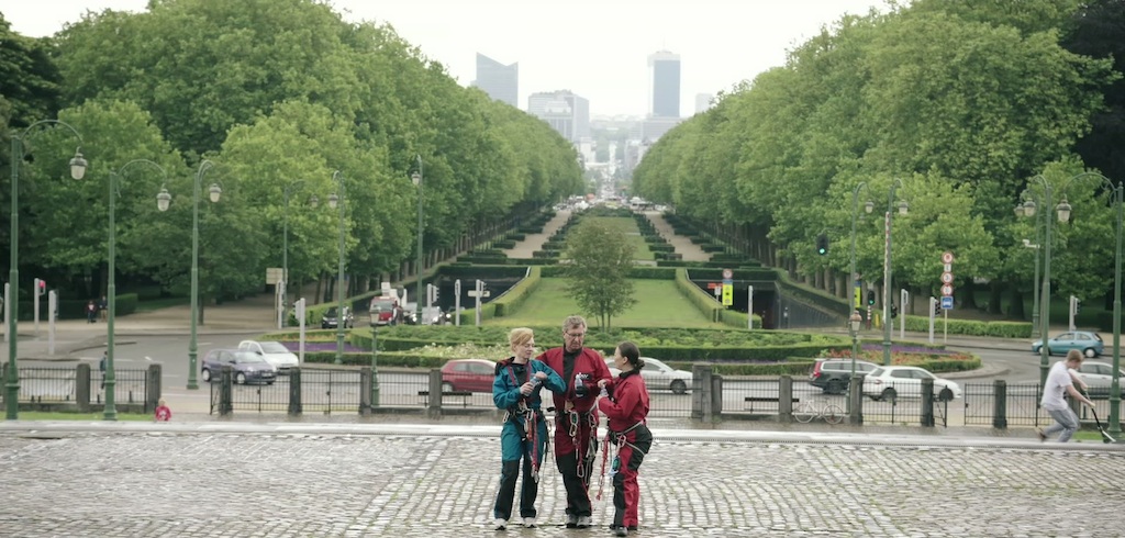 Marleen Merckx, Min Hee Bervoets en Jan Verheyen<br/>Weg zijn wij (c) VRT