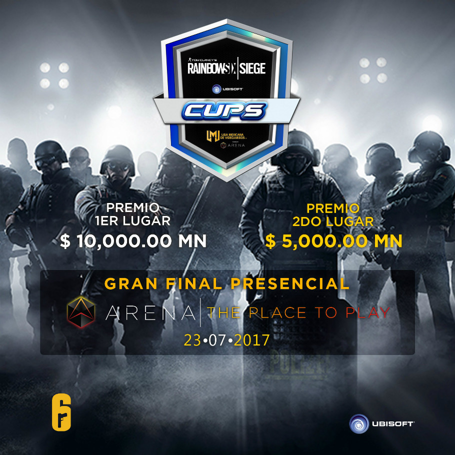 MÁS DE 267 EQUIPOS SE HAN INSCRITO AL TORNEO TOM CLANCY’S RAINBOW SIX SIEGE® CUPS DE UBISOFT® Y LA LIGA MEXICANA DE VIDEOJUEGOS