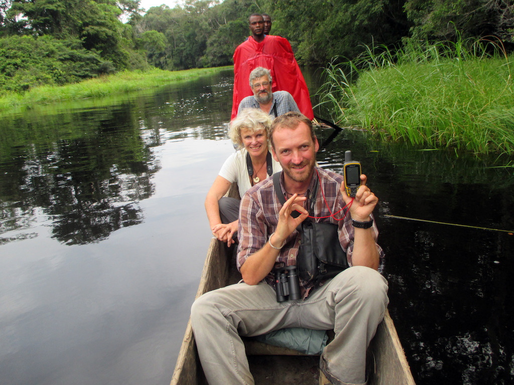 Roseline en haar team in N'Giri NP (Tanzania)