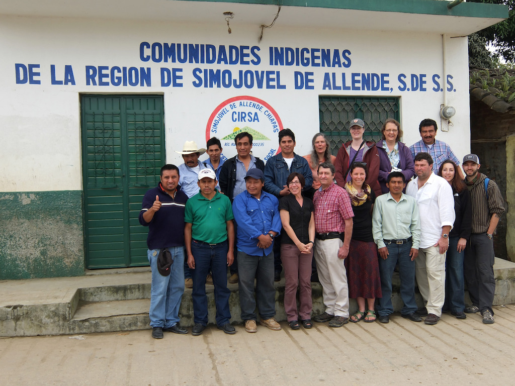 Representatives of CIRSA, Equal Exchange and the Co-op Food Stores build cooperation among cooperatives.