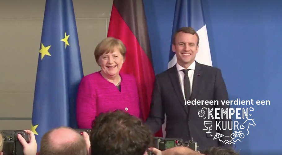 Macron and Merkel go viral with Prophets