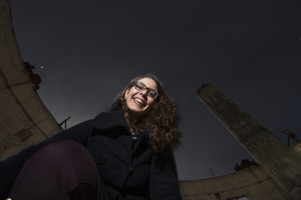 Dr Anais Möller from the ANU Research School of Astronomy and Astrophysics. Image: Stuart Hay, ANU.