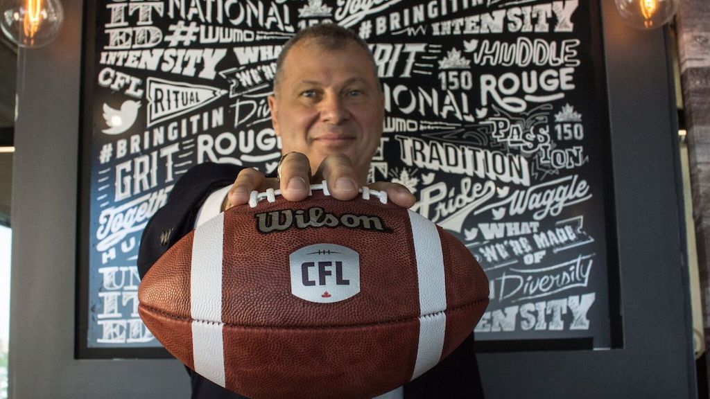 CFL Commissioner Randy Ambrosie. Photo Credit : Danny Gibson/CFL