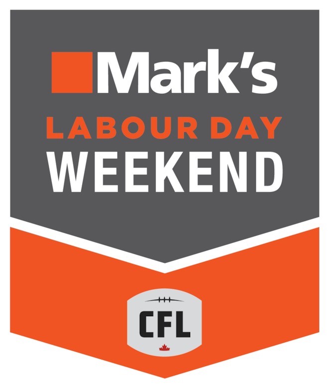 Mark's Labour Day Weekend Logo.