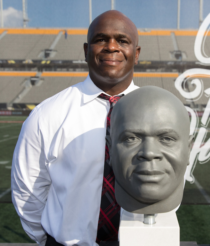 Kelvin Anderson, membre de la cuvée 2017 du Temple de la renommée du football canadien. Photo : Kevin Sousa/LCF