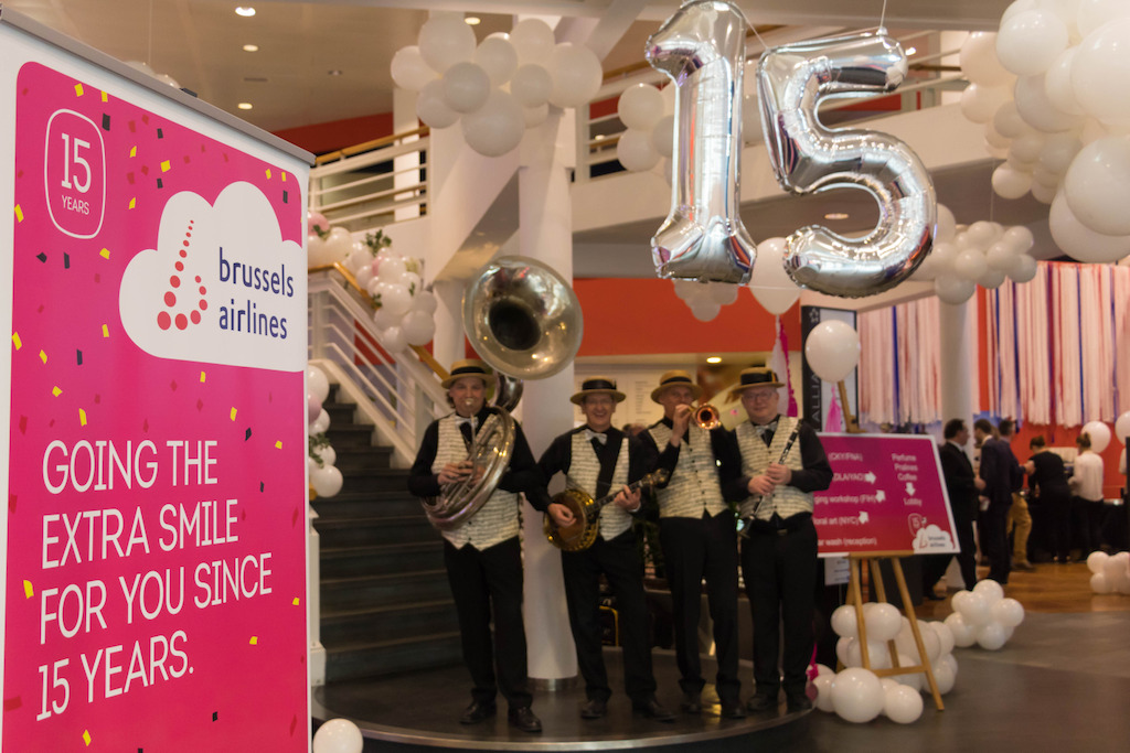 Celebrations at Brussels Airlines HQ