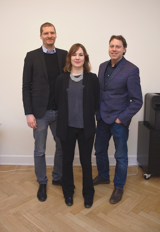 Richard Von Yxkull, Erika Vestman en Joel Wahlström