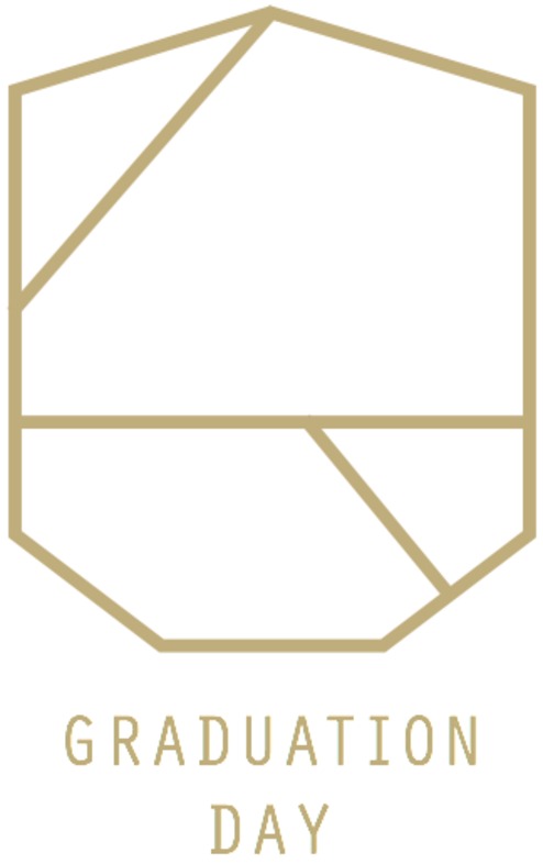 Graduation Day - Golden pin