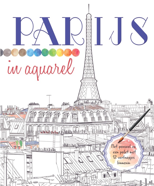 Cover 'Parijs in aquarel'