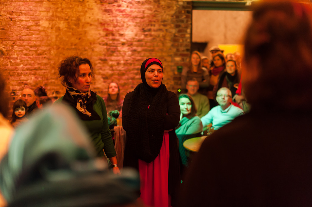Opening 7/02 2015 - "You You You" van Myriam Van Imschoot - foto: Géraldine Warland