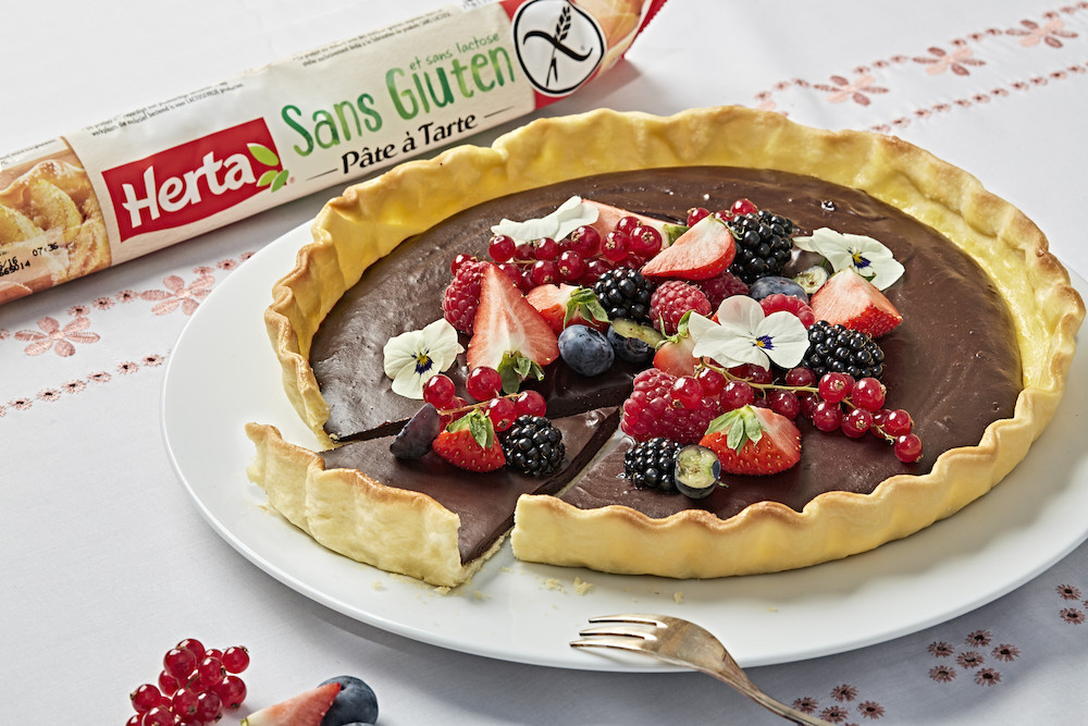 Nouveau au rayon frais de votre supermarché : la toute première pâte à tarte et pâte à pizza sans gluten ni lactose de Herta !
