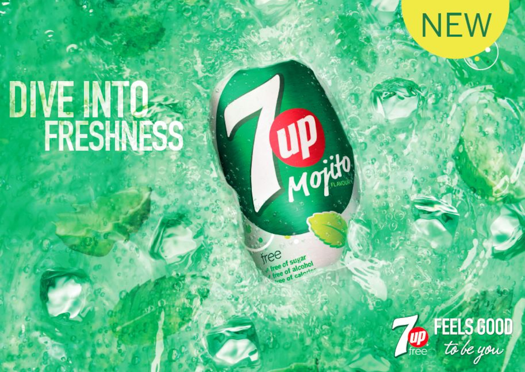 7UP Mojito Free Dive into Freshness
