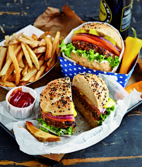 Gezonde bonenburgers