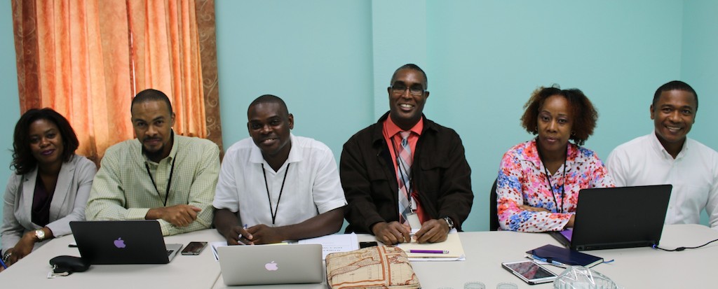 Representatives from the OECS Commission at the 19th Meeting of the OECS Working Group on Movement of People.