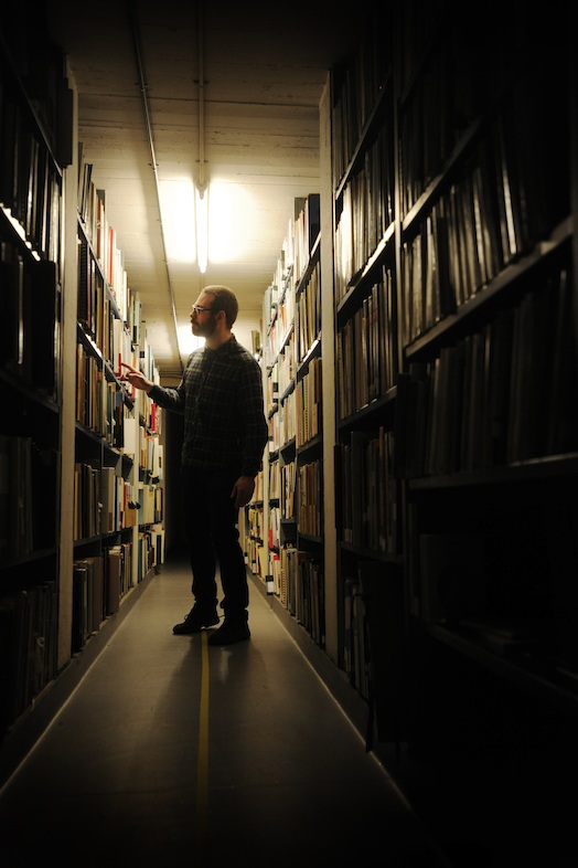 Parcours dans la Tour aux livres © Bibliothèque royale de Belgique