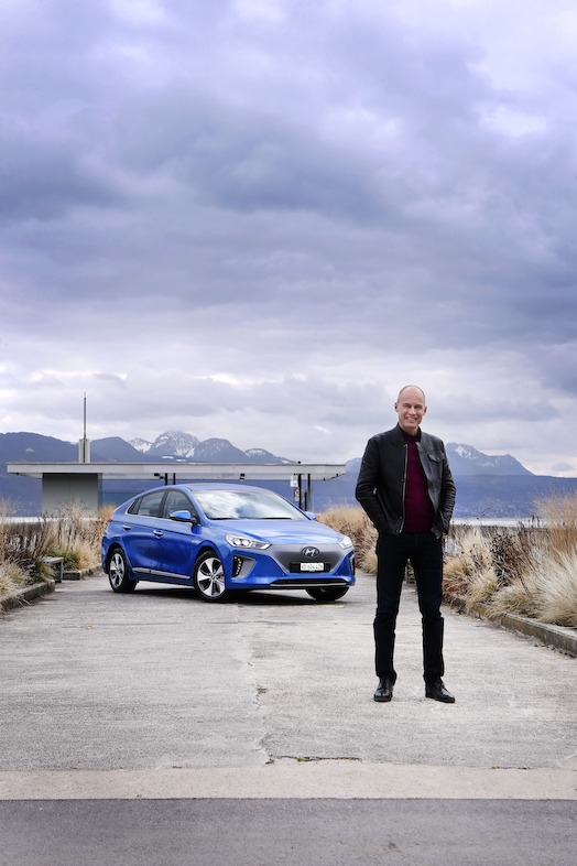 Bertrand Piccard & IONIQ Electric