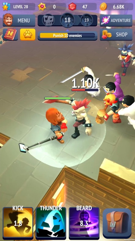 Nonstop Chuck Norris in action!