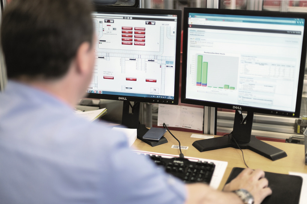 The system is coordinated by the user-friendly and reliable TGW Software Suite which contols and optimises all material flow processes.