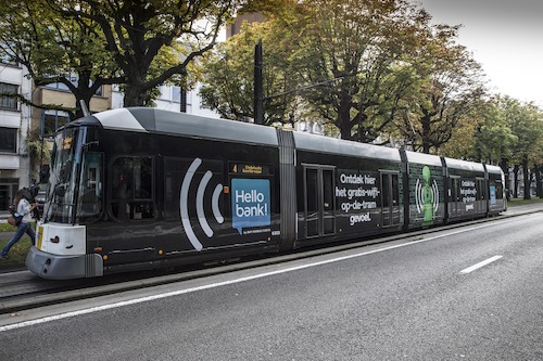 Wifi op De Lijn: de eerste wifitram in Gent (credit: Stefaan Van Hul)