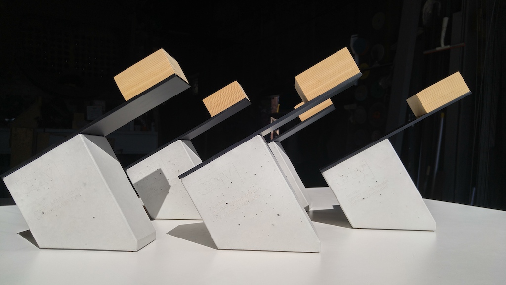 GRAY Awards designed by Steven Pollock of Woodstone Design<br/>Photo credit: Steven Pollock