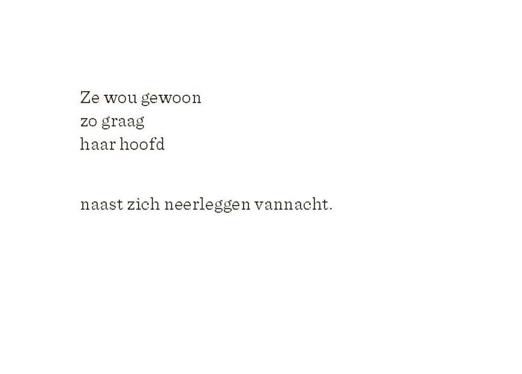 Hoofd neerleggen