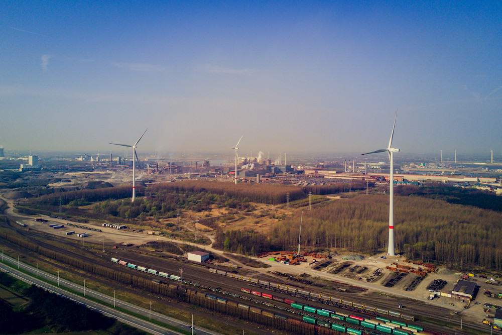 Wind4Flanders, ArcelorMittal en Storm huldigen grootste windpark van Gentse Haven in