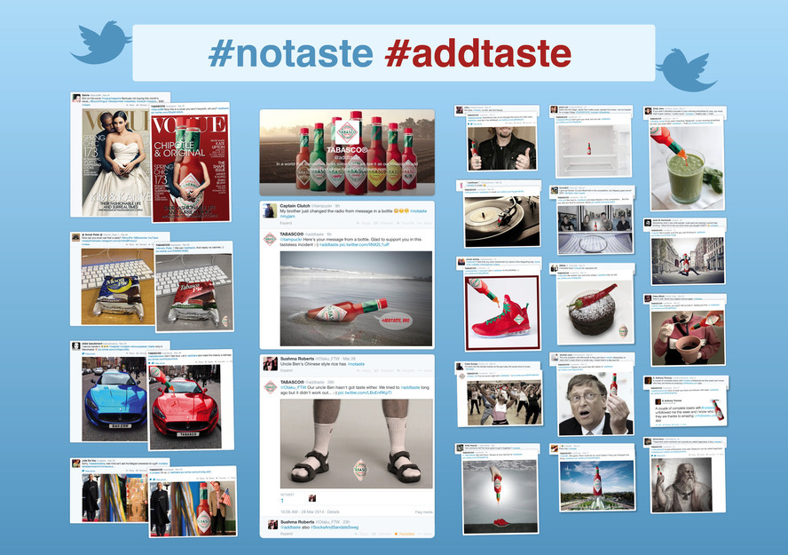 For every #notaste Tabasco couldn’t resist to #addtaste