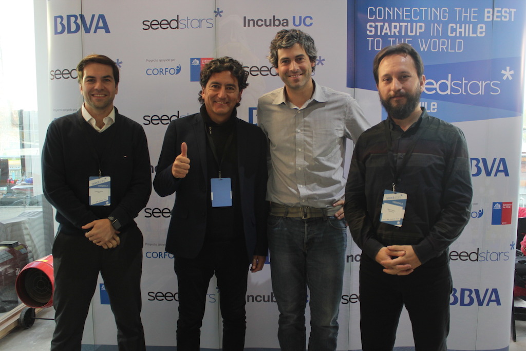 Ponentes de fintech panel (Francisco Letelier, Ramón Heredia, Augusto Ruiz-Tagle y Miguel Canessa Gutiérrez)
