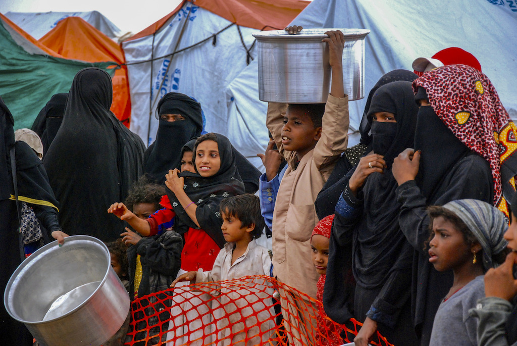 In the camp of Huth the acces to water is insufficient, MSF makes WATSAN activities and a mobile clinic come twice a week. Photographer: rancesco Segoni/