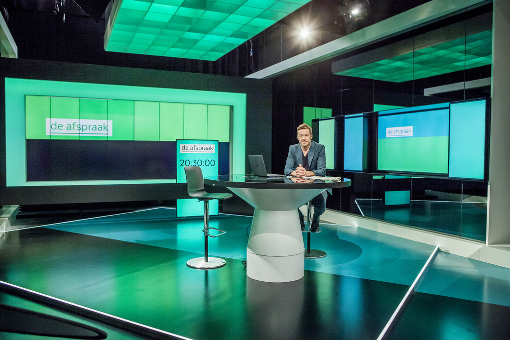 Bart Schols in de studio van De Afspraak - (c) Bart Musschoot