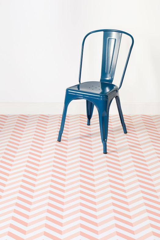 Fairground | <br/>Bright Chevron Vinyl Flooring