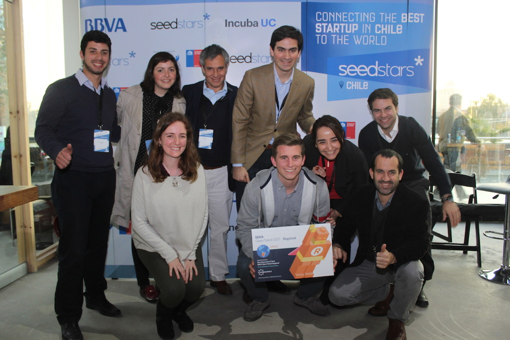 Equipo BBVA con Pago 46 - ganador de BBVA Open Talent Regional Chile