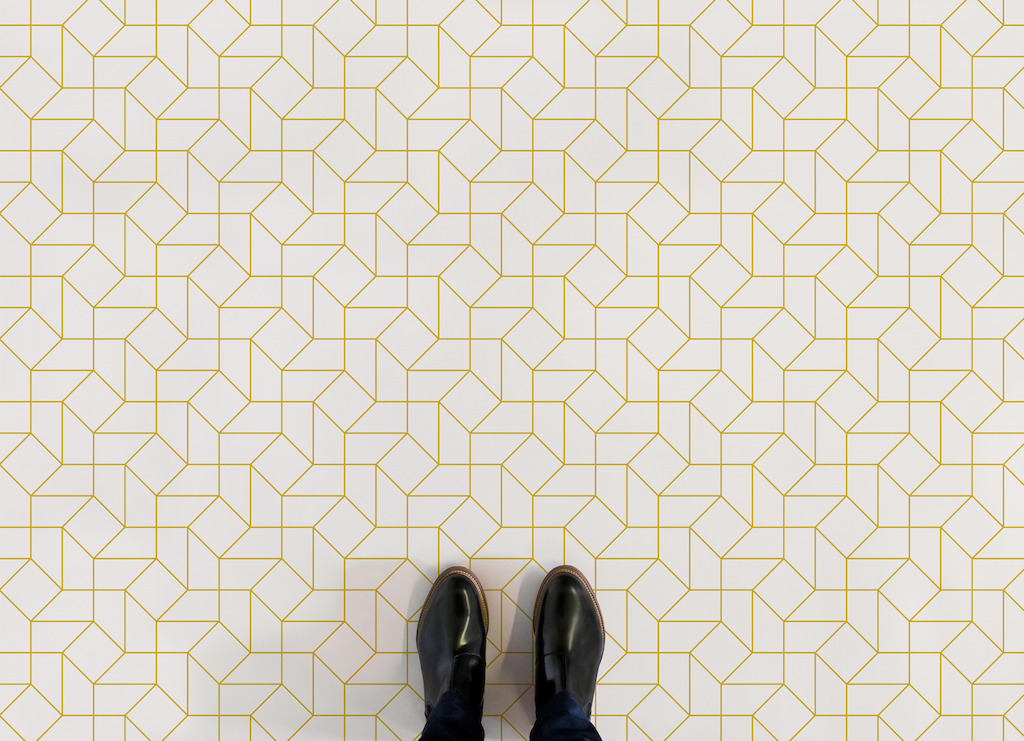 Octavius | <br/>Octagonal Line Pattern Flooring