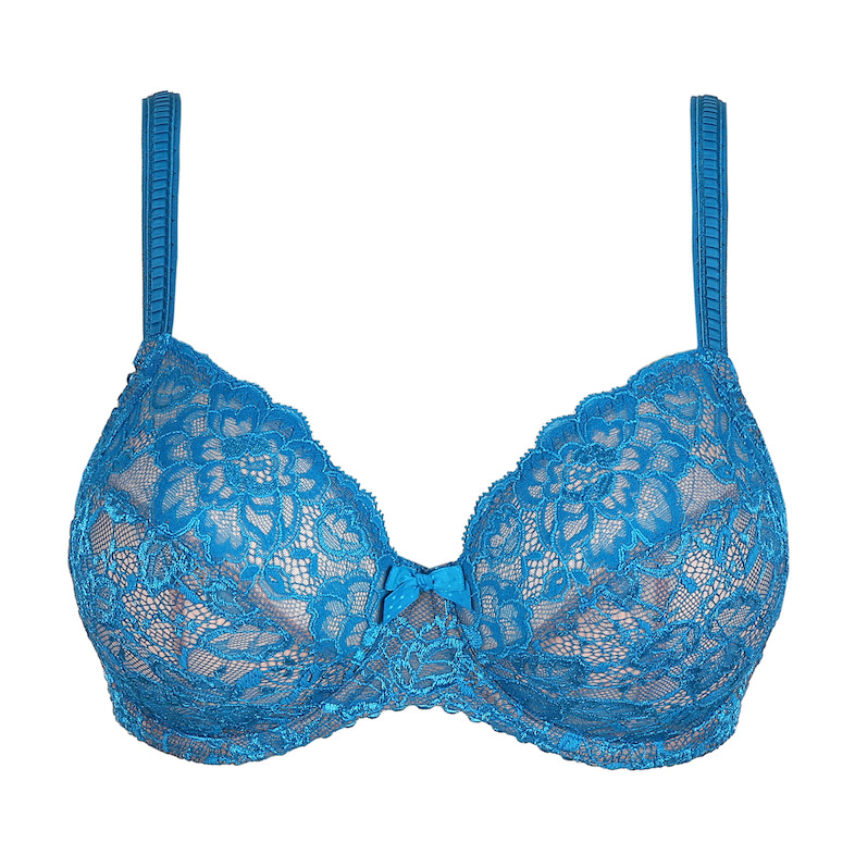 COUTURE COLIBRI BLUE BALCONY BRA