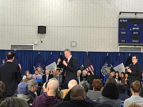 Shout outs to Bronx's In-Tech Debate Team and Mayor Bill de Blasio for support of debate!