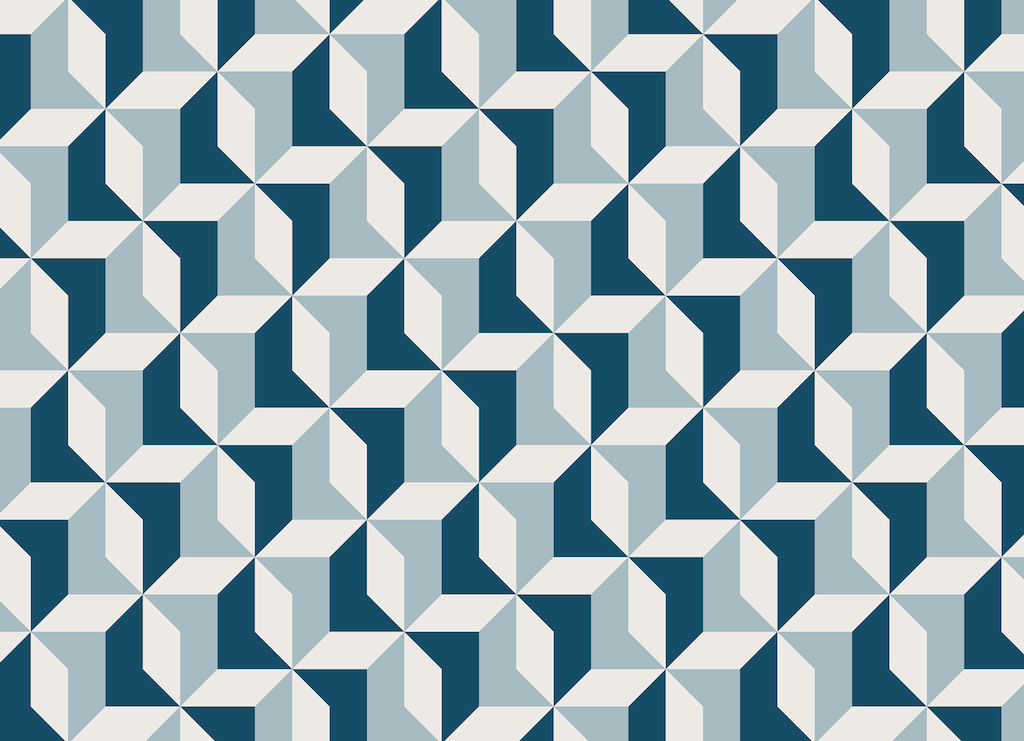 Kensington | Retro Geometric Pattern Flooring