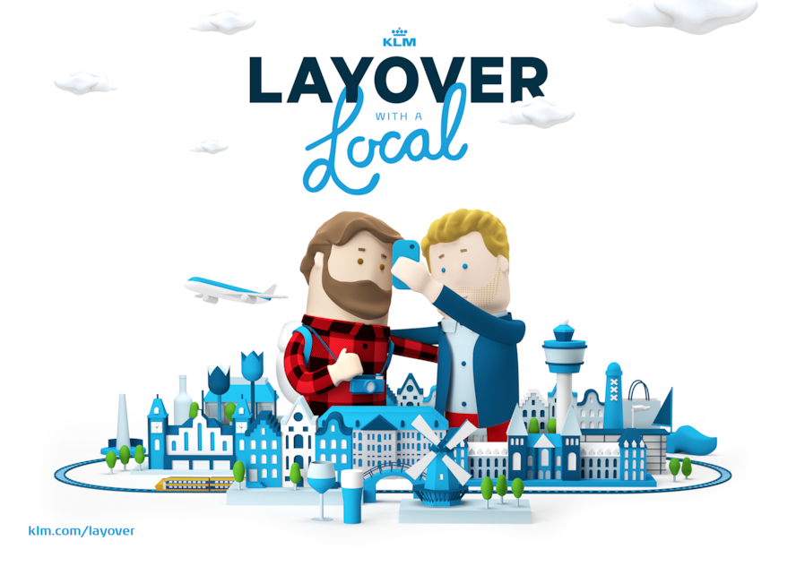 Achtung! lanceert Layover with a Local voor KLM